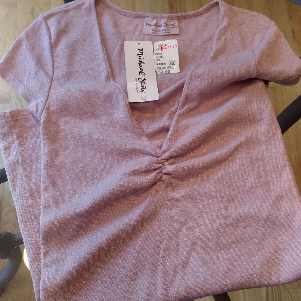 Michael Stars Thistle Shine Capsleeve Top